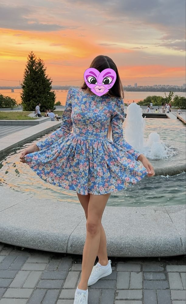 Сукня doll квітковий принт