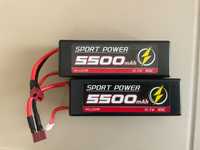 LiPo батареї 3s 5500мАч /Sport Power/та  інші Гарантія якості. Нові