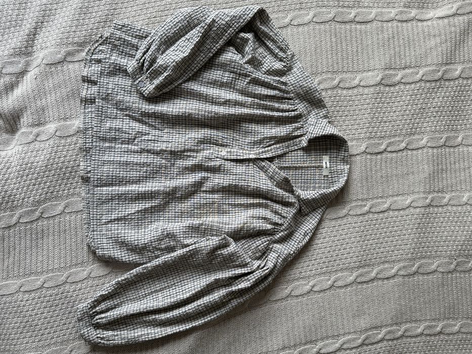 Стильна сорочка в клітку оверсайз