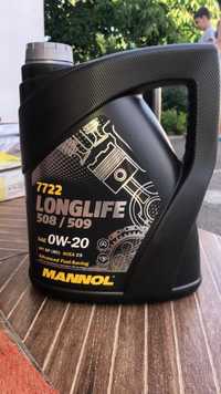 Моторное масло 0w-20  7.2л Mannol
