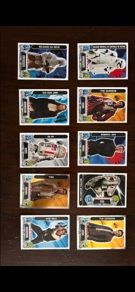 Cartas Star Wars – Coleção Continente