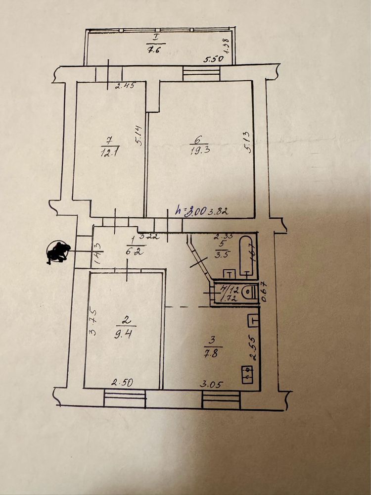 Продам 3 комн. Квартиру