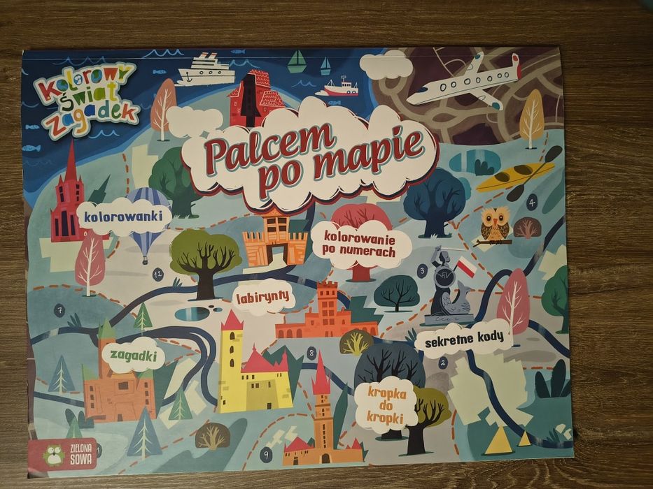 Zeszyt z zadaniami pt Palcem po mapie