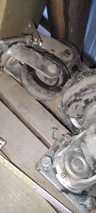 4szt koła skrętne dwie kalamitki o dużej nośności