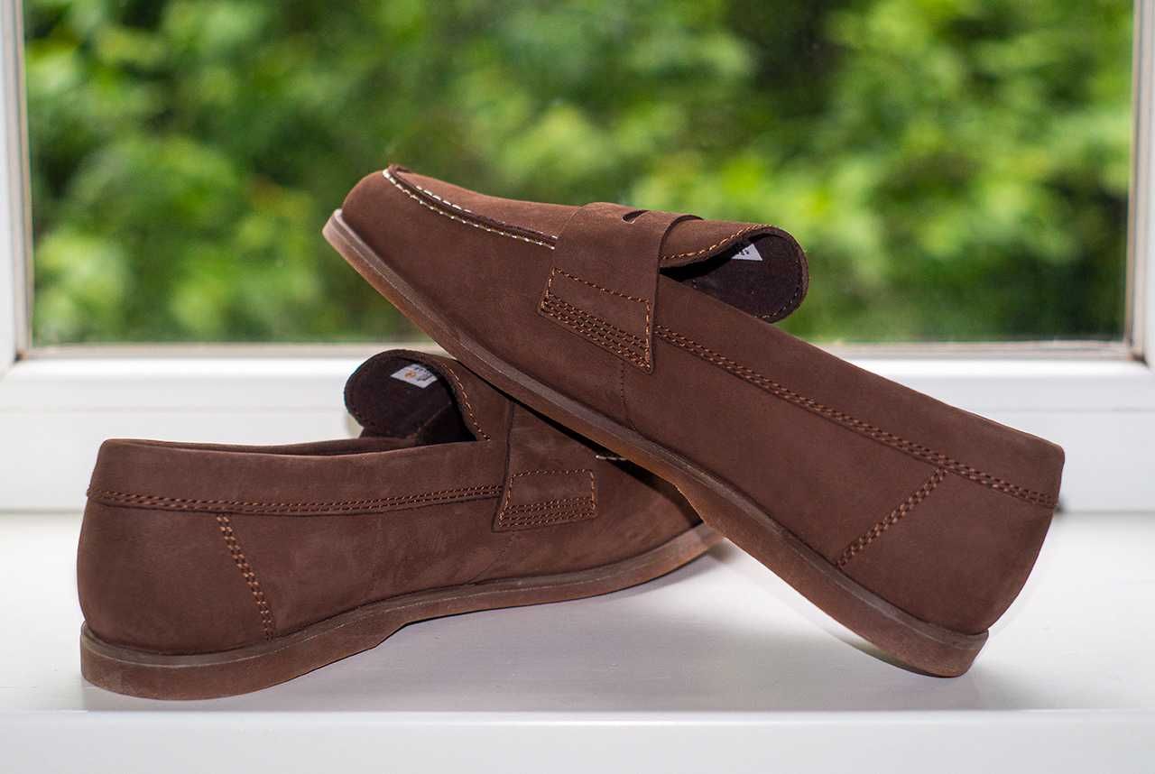 ‼️Мокасини, лофери, сліпони Timberland TB0A5U65 Brown 46 р оригінал