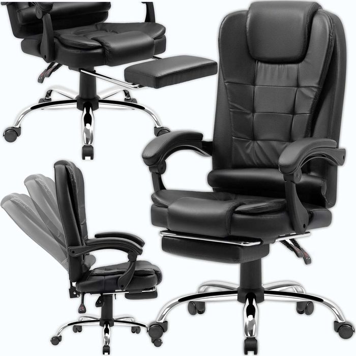 NOWY Fotel Biurowy Ergonomiczny Do Biurka Obrotowy Krzesło Biurowe FV