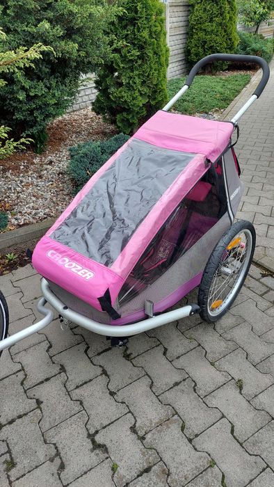 Rower Diamand Ubari i przyczepka Croozer dla dziecka