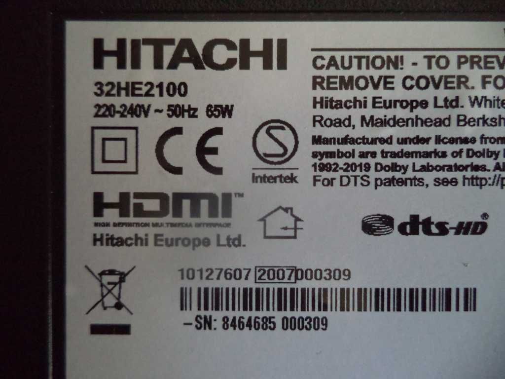 17MB211S 32HE2100 Hitachi main board