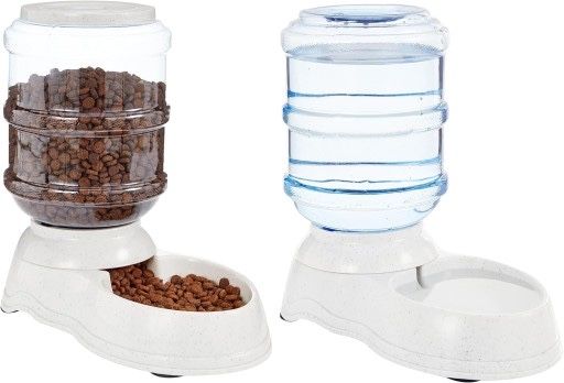 Pojemniki na karmę i wodę 4,5 L x2