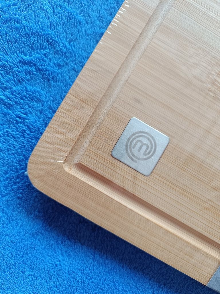 Masterchef, nowa bambusowa oryginalna deska do krojenia, dwustronna