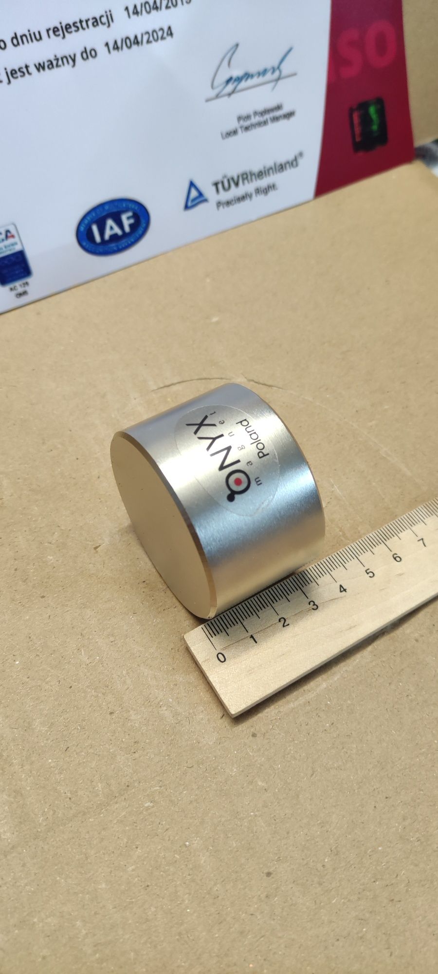 Магнит N42 55х35 (165кг) Польша TM ONYX magnet, есть безнал без НДС