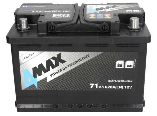 Akumulator JENOX 4MAX 12v 71ah 620a P+ Radom, 3 lata gw. WYSYŁKA free