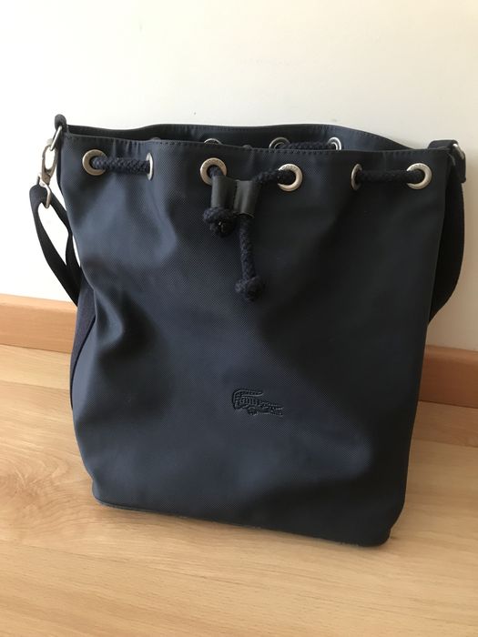 Mala Lacoste original, azul indigo