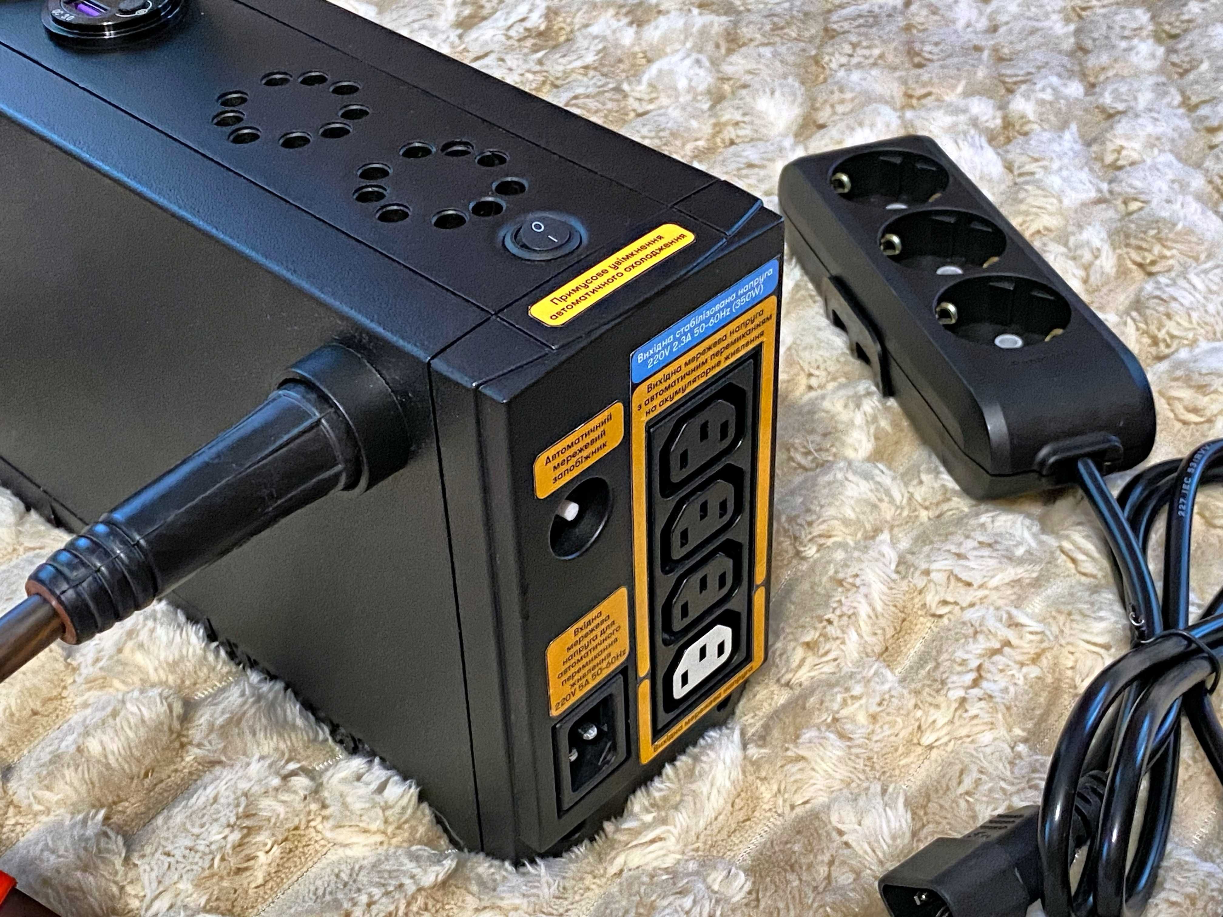 Безперебійник 12V–220V APC Back-UPS 500 ИБП ДБЖ УПС Живлення інвертор