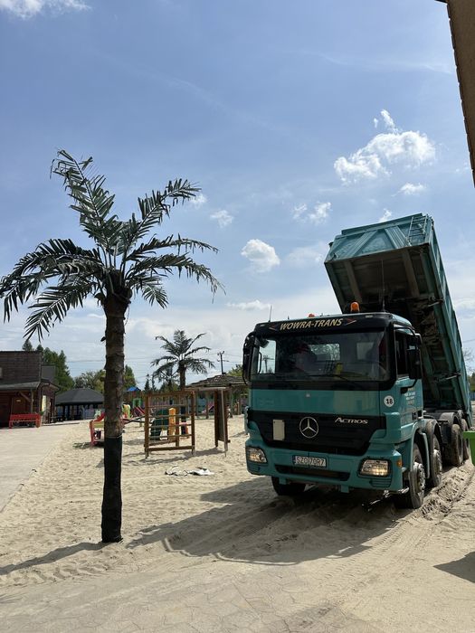 Wynajem wywrotki ,usługi wywrotką ,czteroośka ,wysyp ,Śląsk , burta