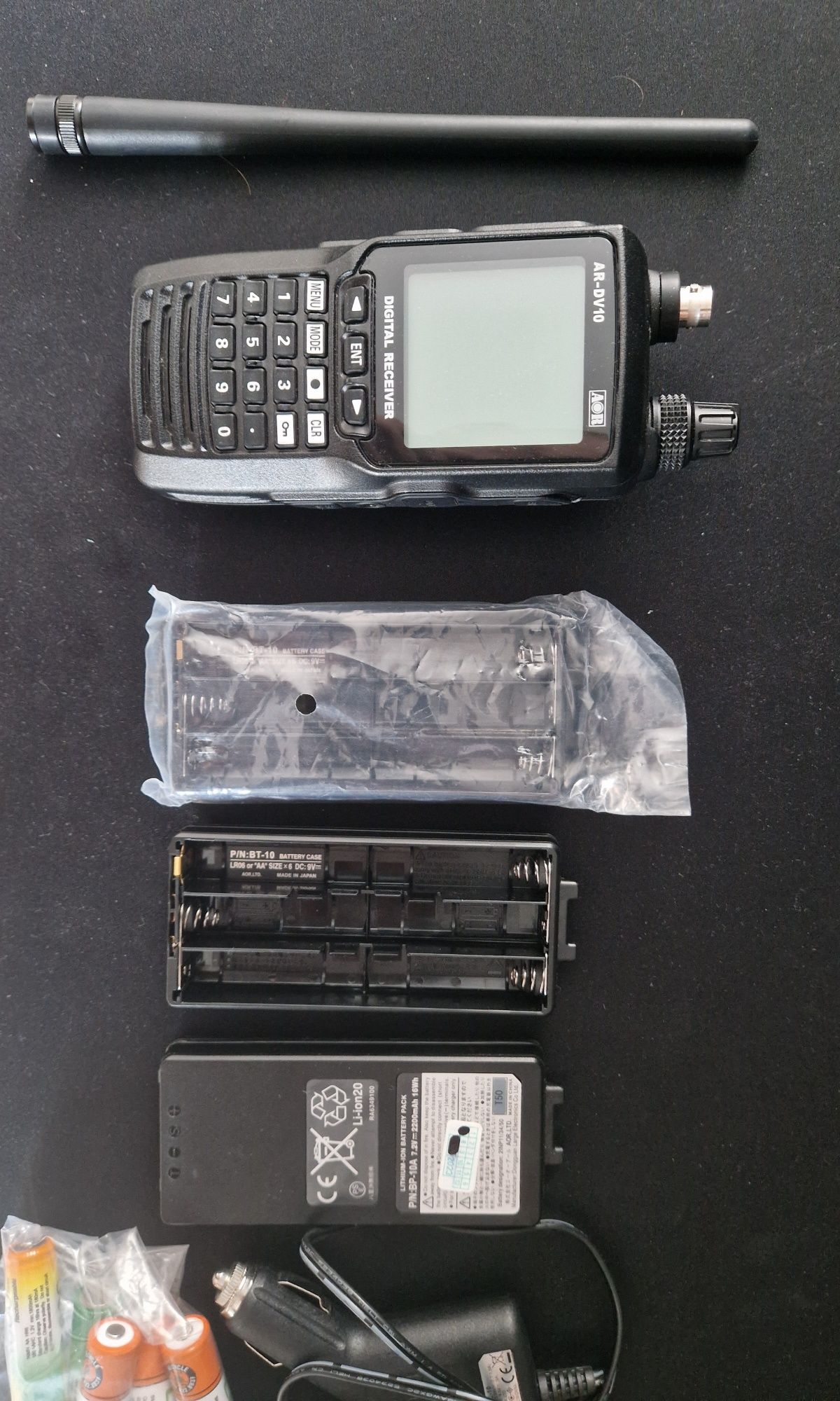 AOR DV-10, Радіосканер підтримує DMR + TETRA