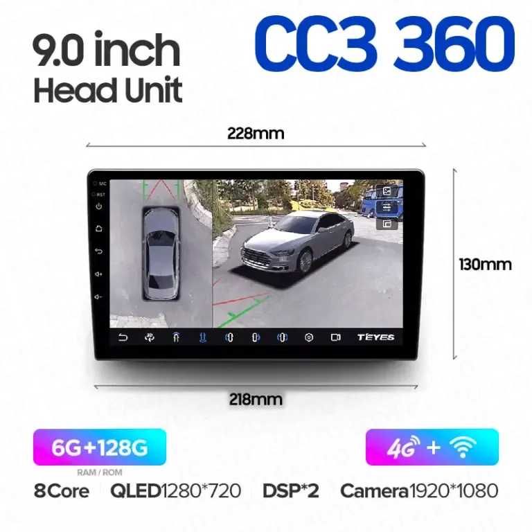 Teyes CC3 2k автомагнитолы TEYES магнитолы подбор установка.