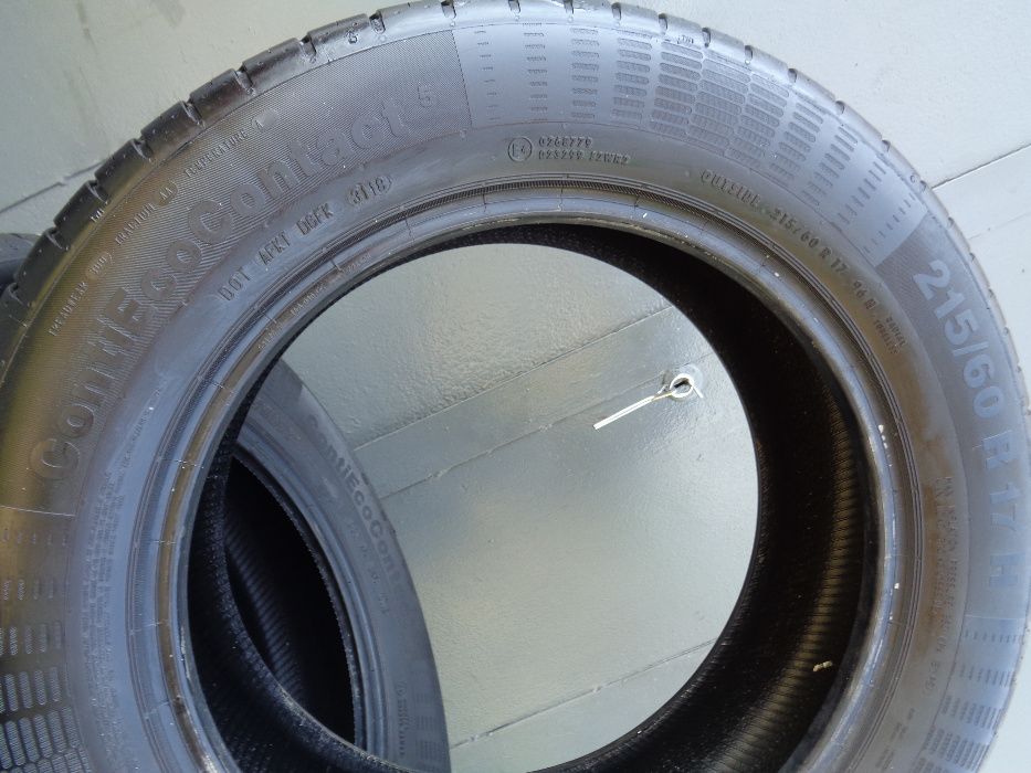 Opony letnie 4x Continental ContiEcoContact 5 215/60/17 96H, 7mm