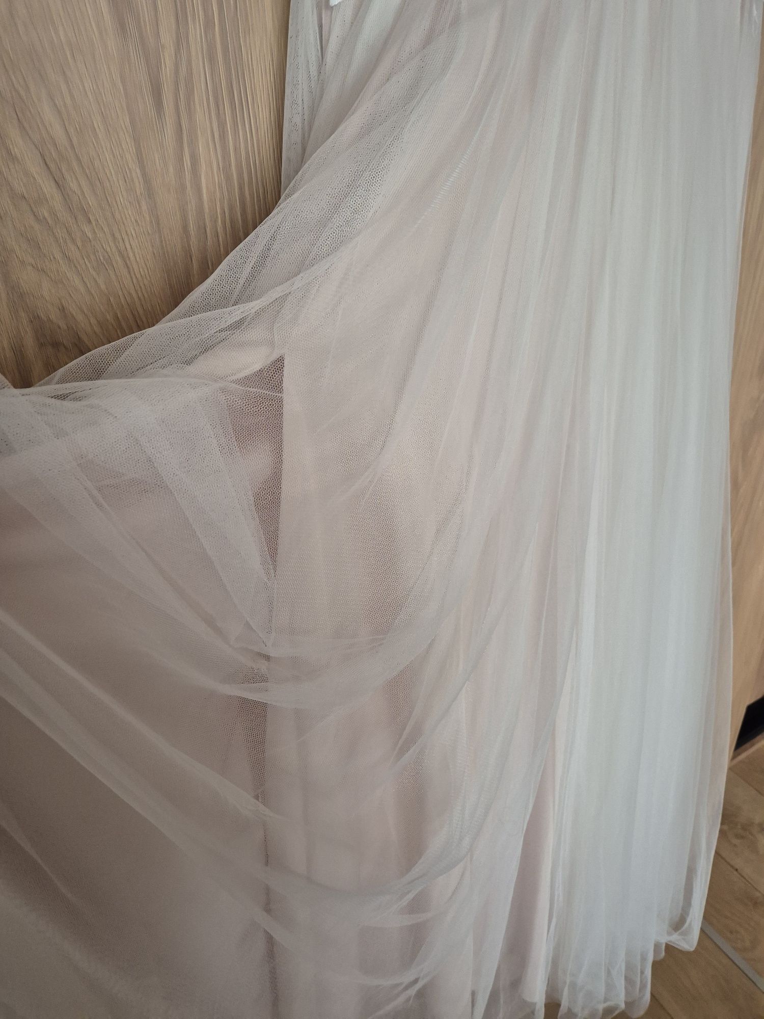 Suknia ślubna Bamako rustykalna/boho S/M
