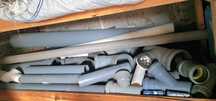 Różne części rury hydrauliczne kolanko itp PCV PVC kolekcja