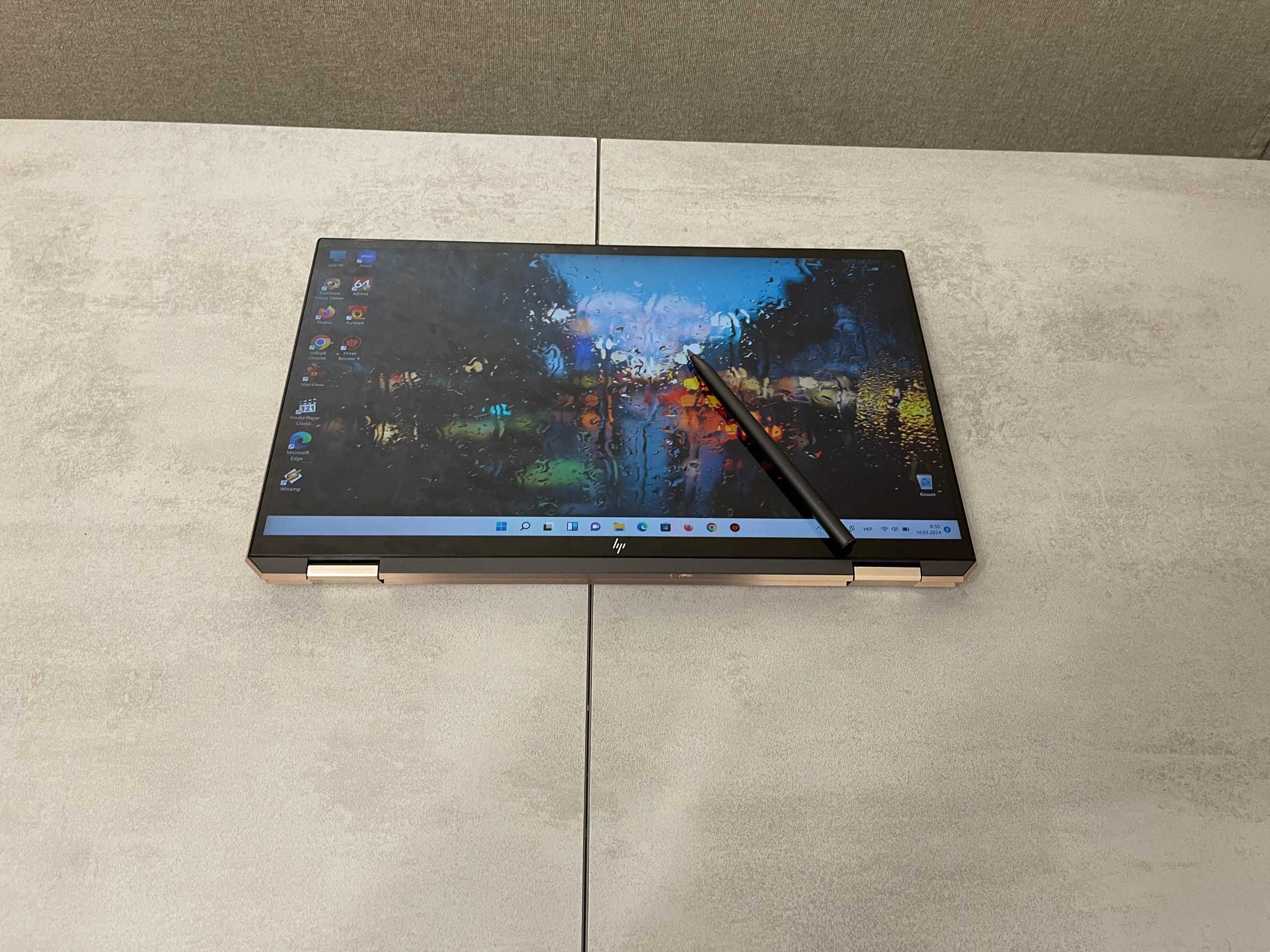 HP Spectre X360, 15,6 4K сенсор, i7-10510U, 16GB, 512GB, Nvidia2GB