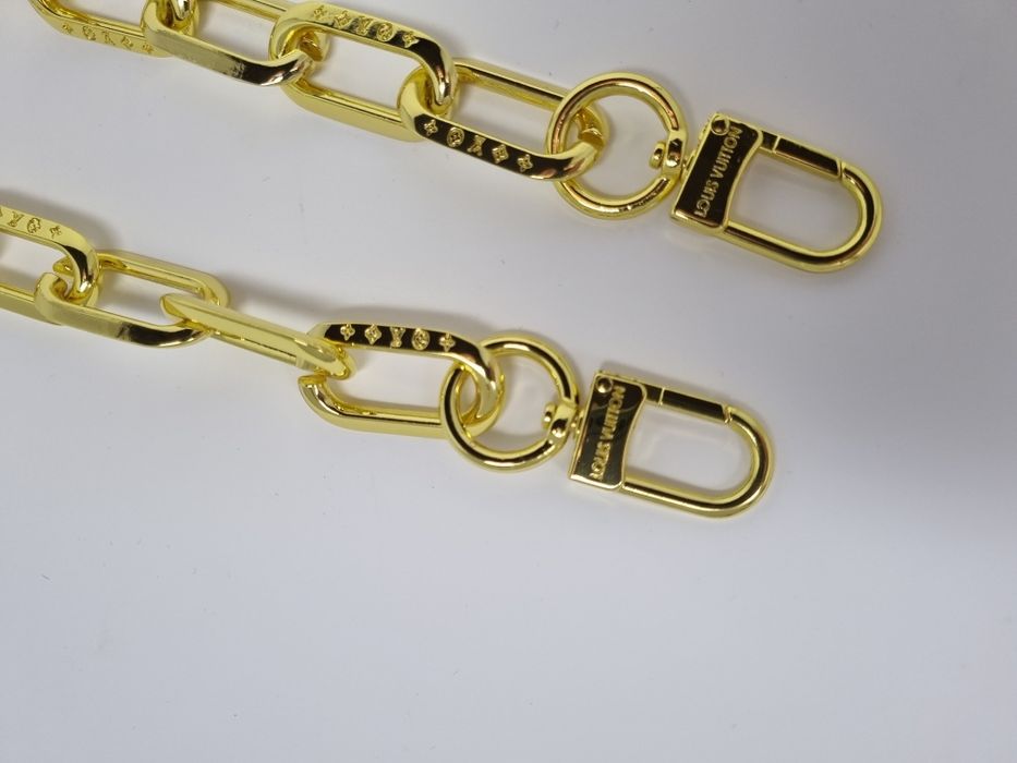 Louis Vuitton łańcuszek w kolorze złotym do torebki oryginalny