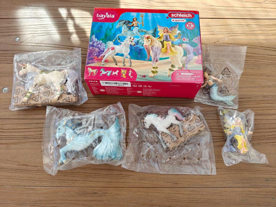 Schleich 72178 Zestaw zabawek z wróżką Feyą Syrenka Eyela Jednorożec