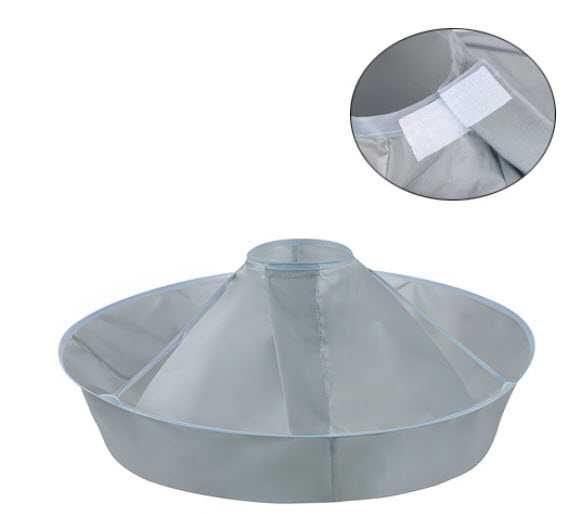 Накидка зонт для стрижки волос в даметре 60см, складной для дома