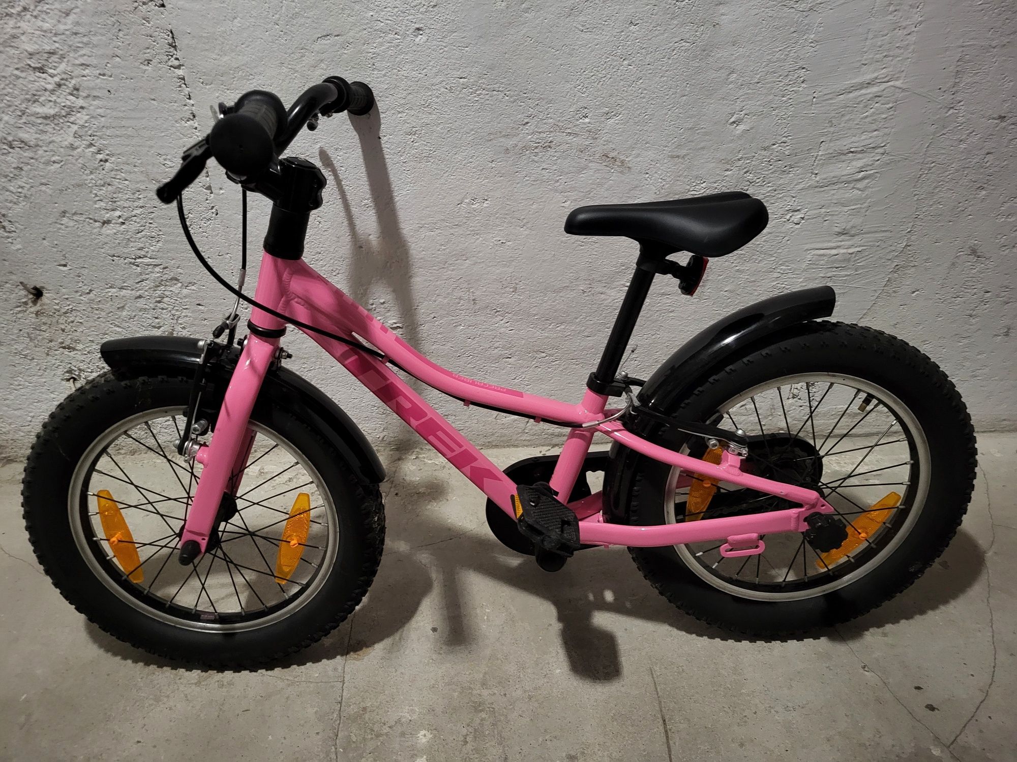 Rower TREK precaliber 16 pink dziecięcy rowerek boczne kółka