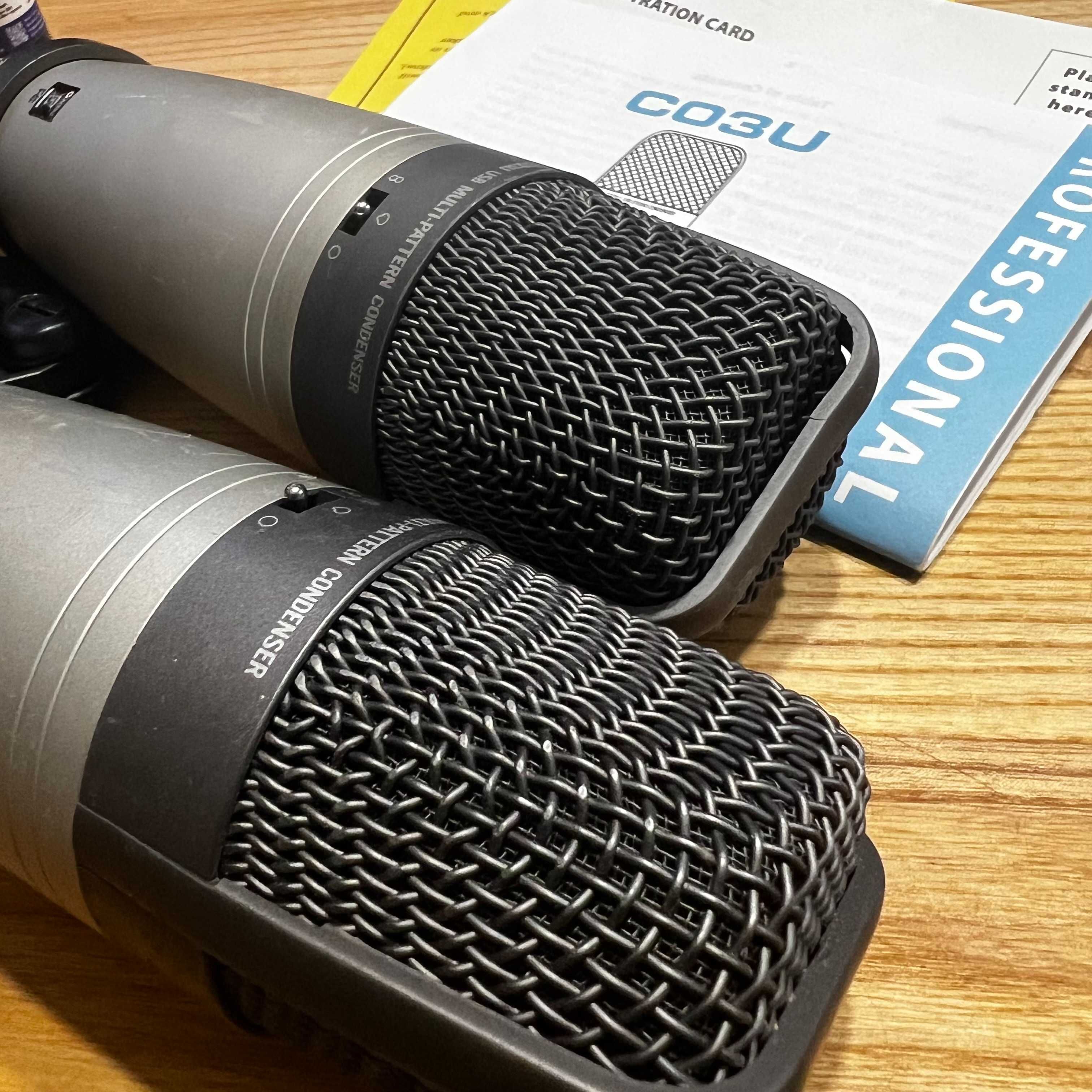 мікрофон USB - SAMSON C03U, Mackie EM-91CU USB