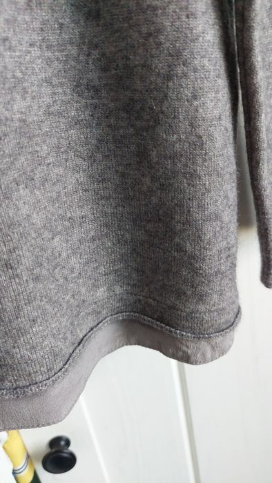 Gc fontana sweter szary wełniany z kaszmirem r.38