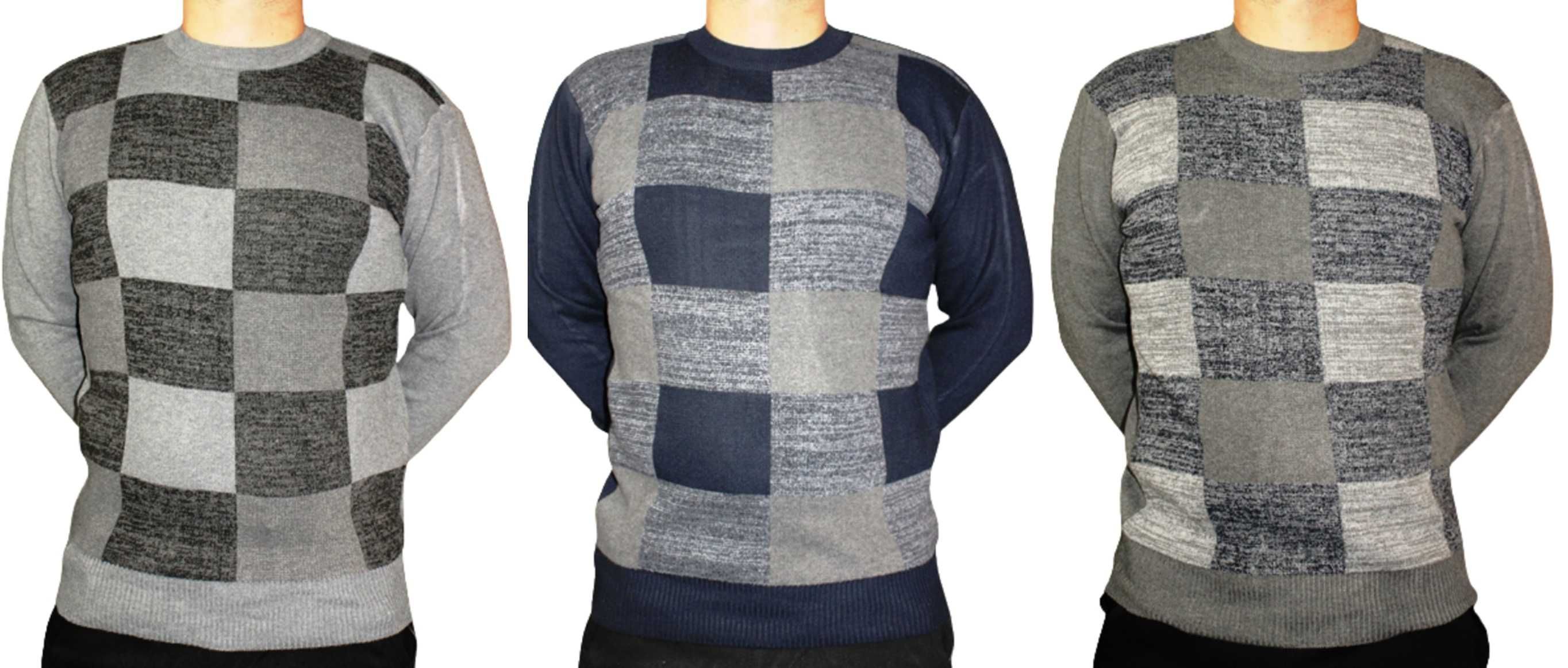 Rewelacyjny sweter męski mix rozmiary od L do 4XL