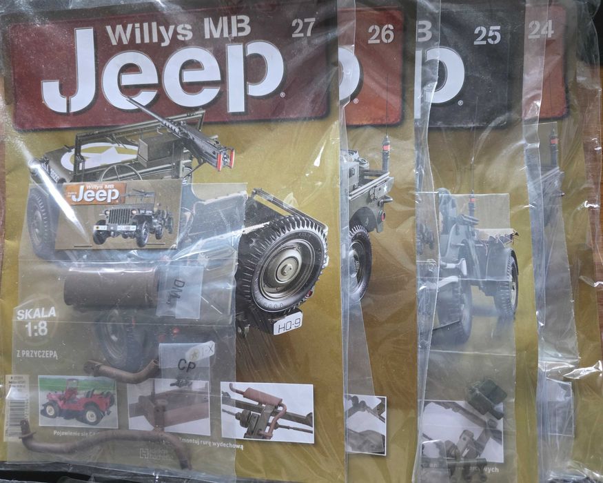 Kolekcja Willys MB Jeep wybrane numery