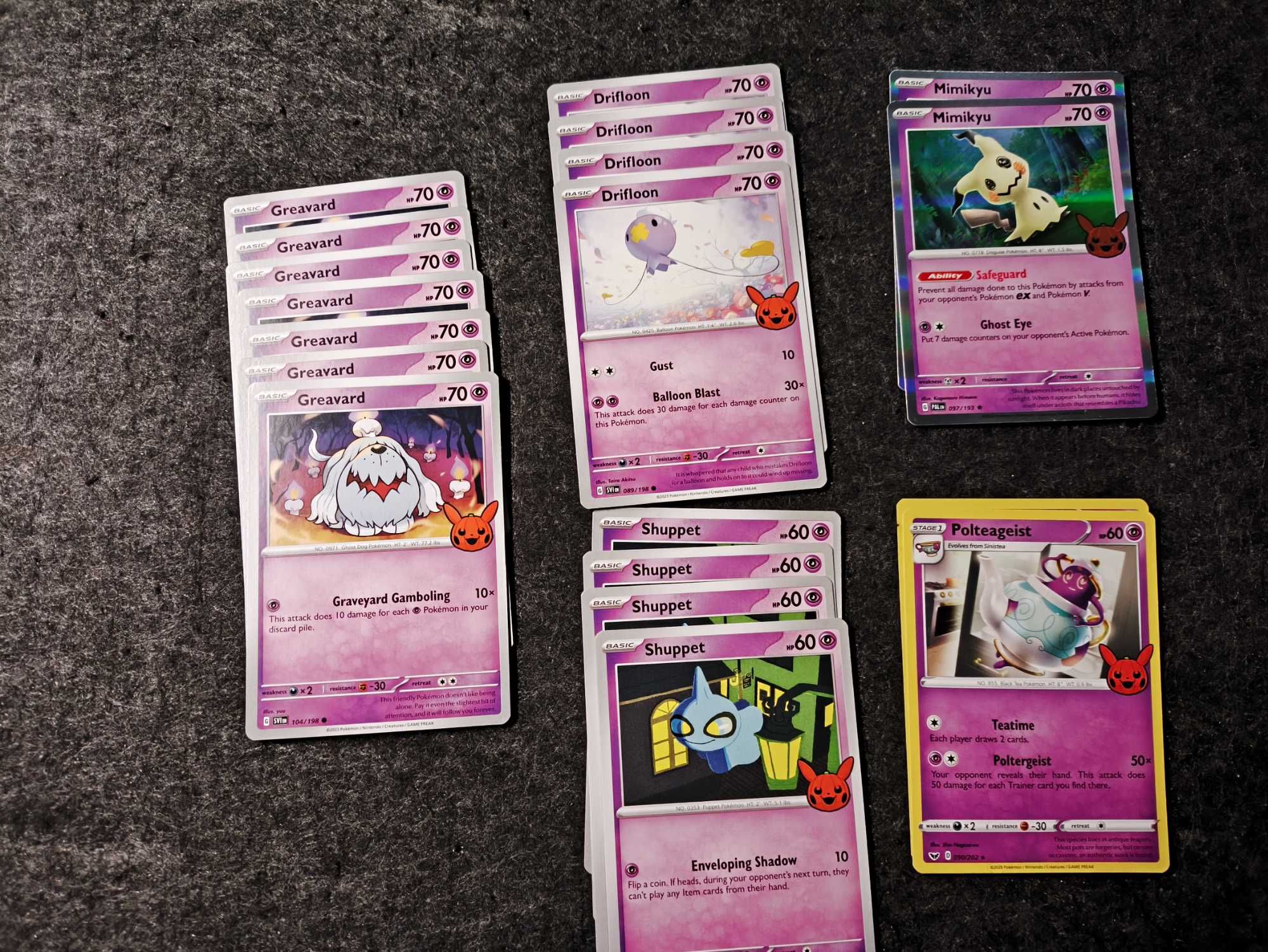 Cartas Pokemon Trick or Treat 2023