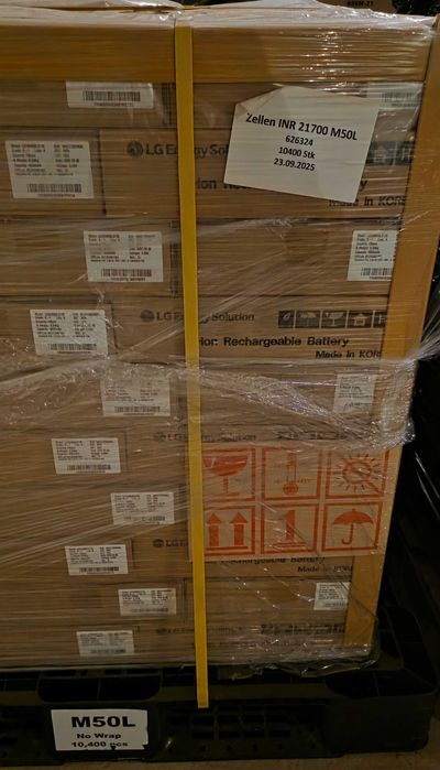 6,49zł NOWE ogniwa akumulatory LG 21700-M50L 5000mAh/10A