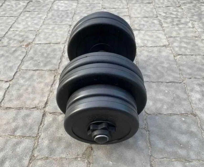 Гантели композитные наборные комплект 2шт по 11кг набор 22кг с дисками