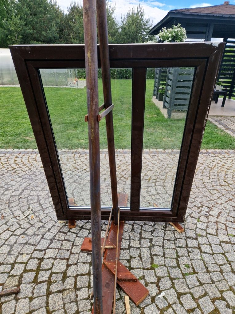 Okno 116.5x143.5-1szt. aluminiowe z demontażu