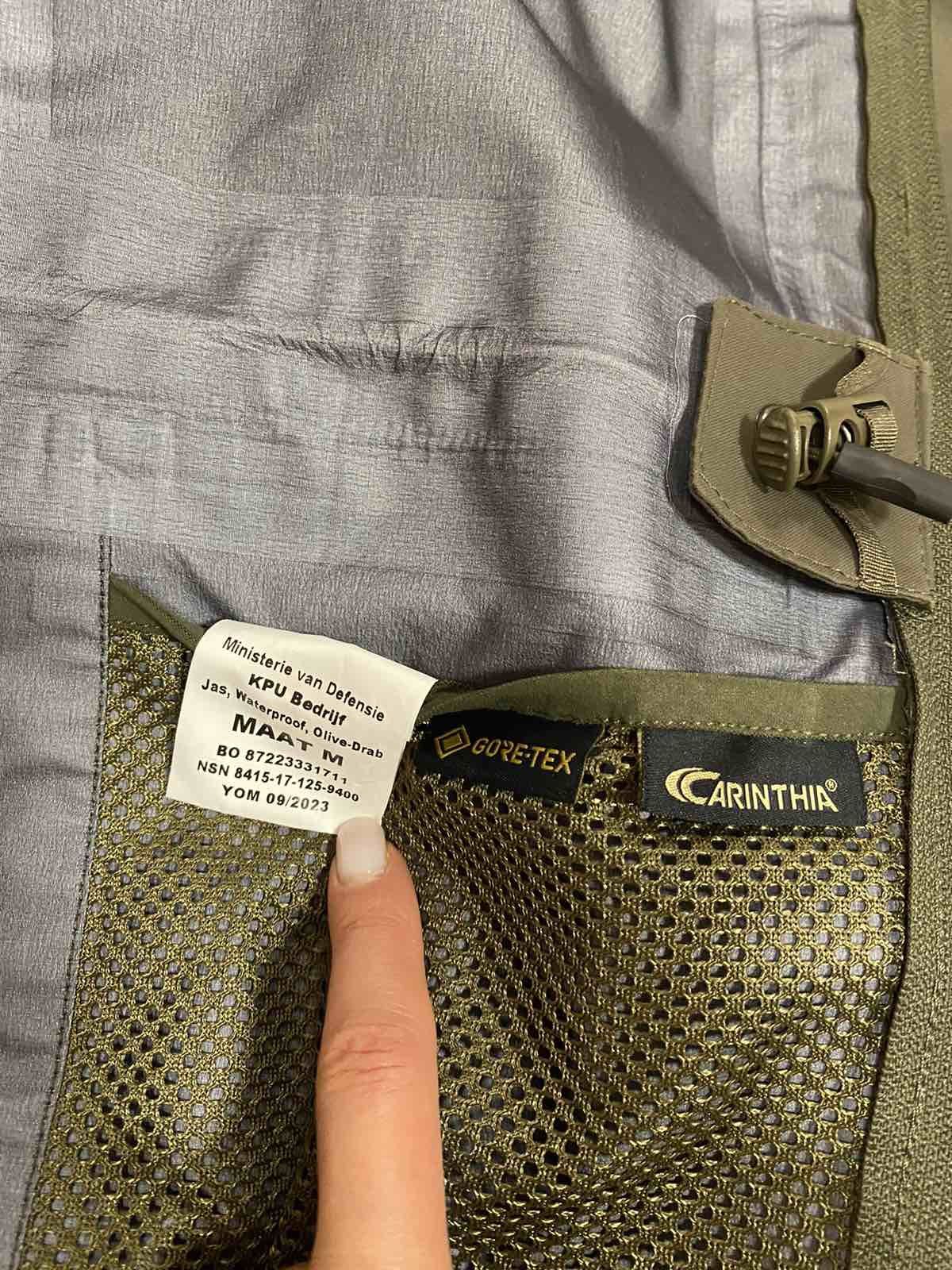 Дощовий костюм Carinthia gore tex  
Контрактний