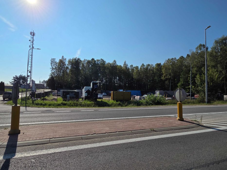 Działka z projektem na budowe hali i biura k Wejherowa