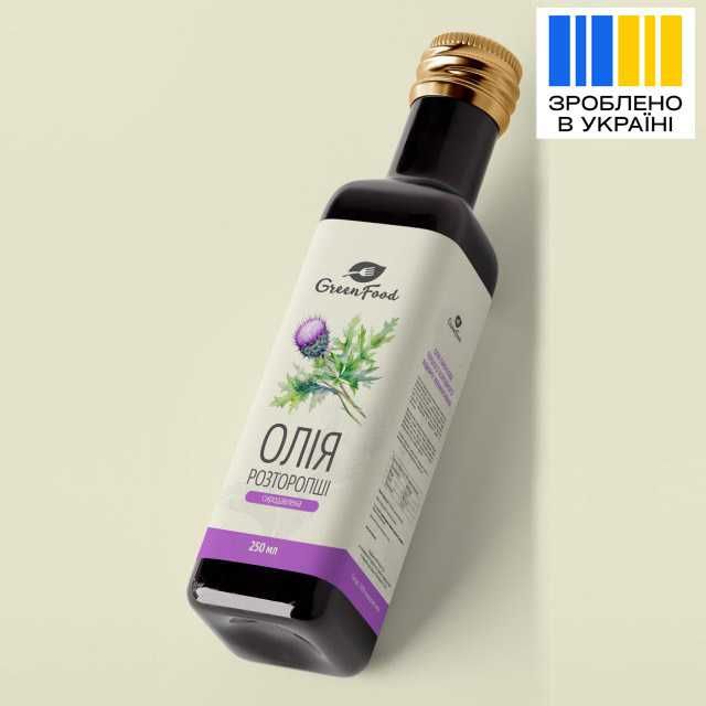 Олія розторопші - Масло расторопши (сиродавлена) 250-500 мл (скло)