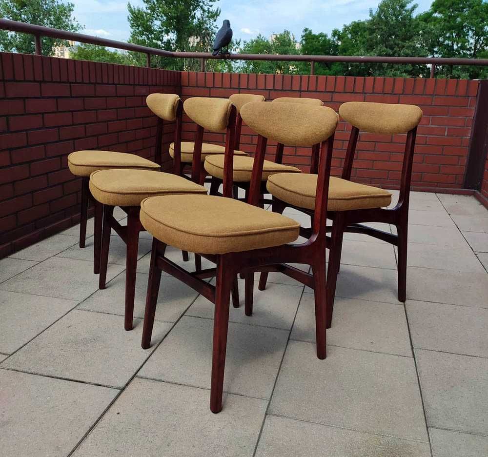 Krzesła lata 60 , kultowe "hałasy" ikona designu, stan po renowacji