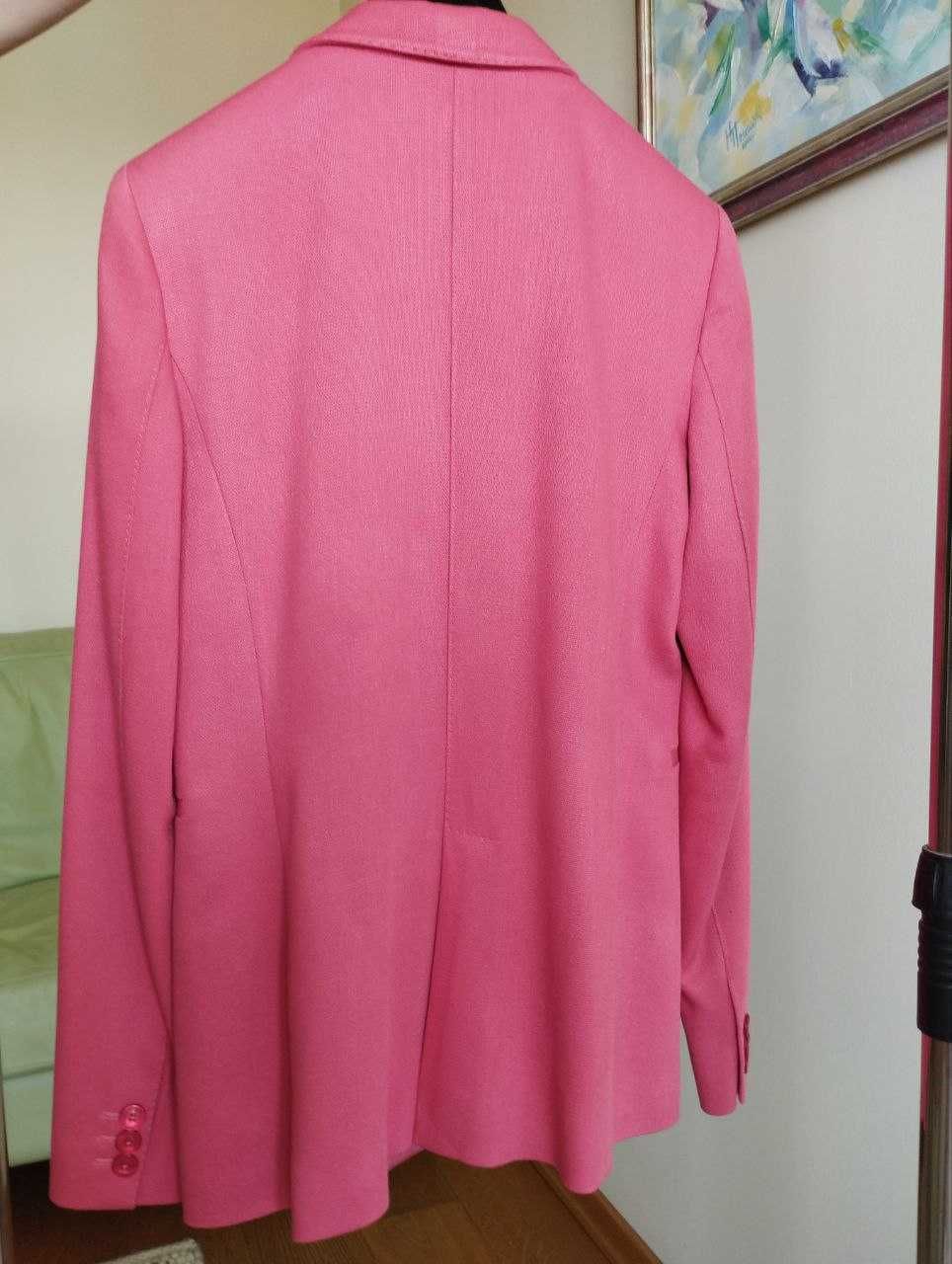 Піджак рожевий кораловий  Massimo dutti розмір S