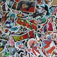 100 Stickers Autocolantes Dragon Ball