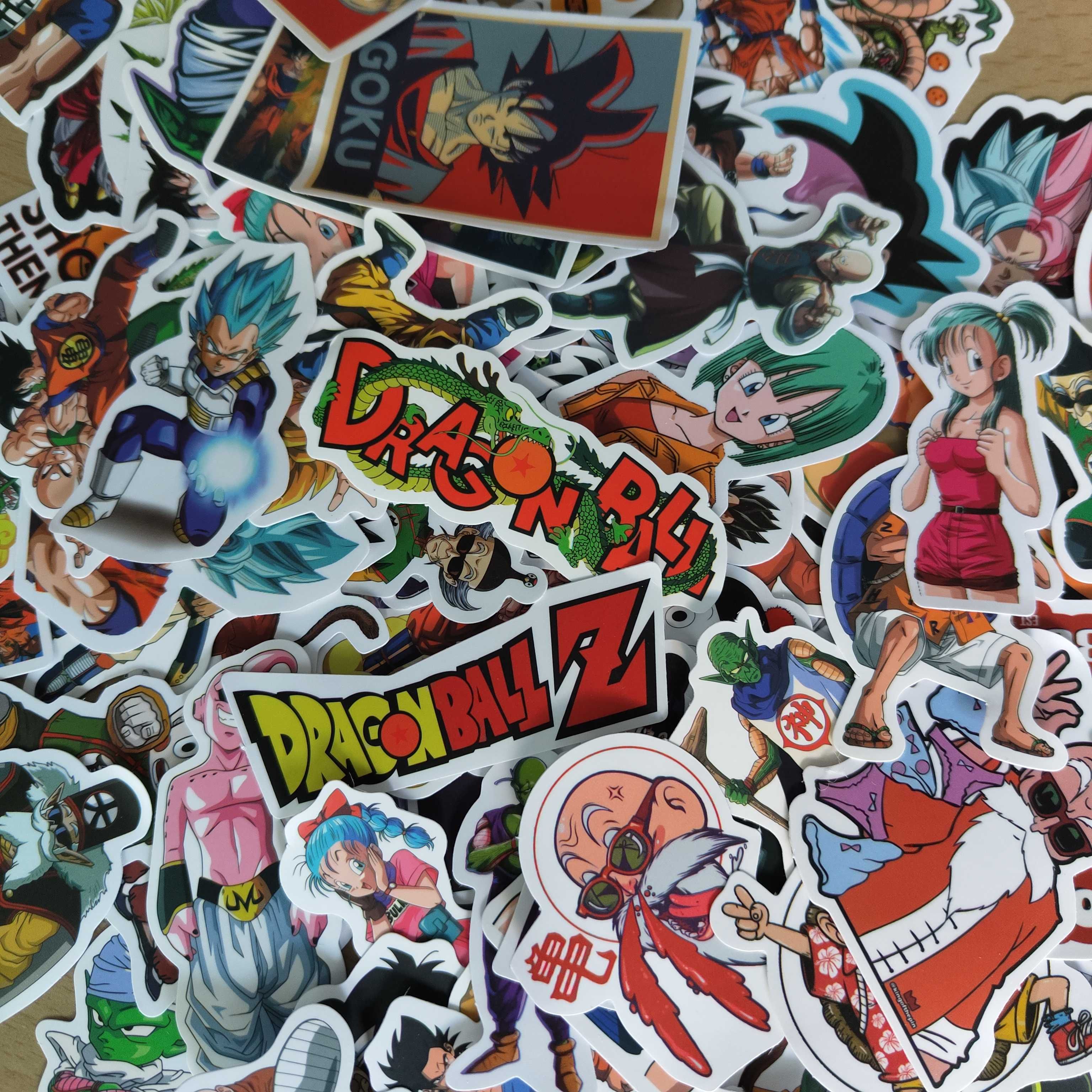 100 Stickers Autocolantes Dragon Ball