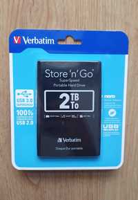 NOWY Dysk zewnętrzny Verbatim Store'n'go 2TB - USB 3.0