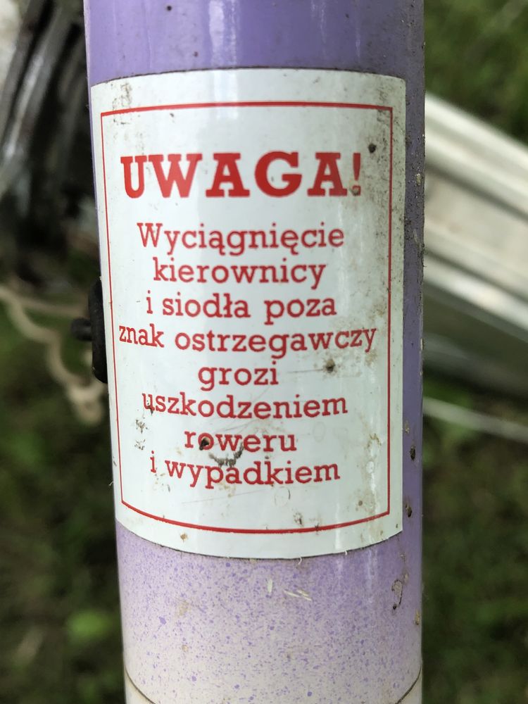Kultowy rower z czasow PRL-u Wigry 3