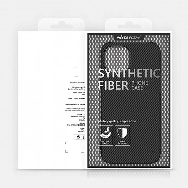 Etui Nillkin Plecki do iPhone 12 Pro Max Czarny - Ochronna Obudowa