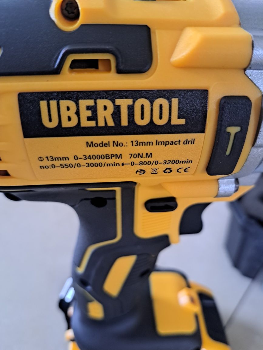 Szlifierka wkrętarka akumulatorowa udar 2x aku 6ah  UBERTOOL