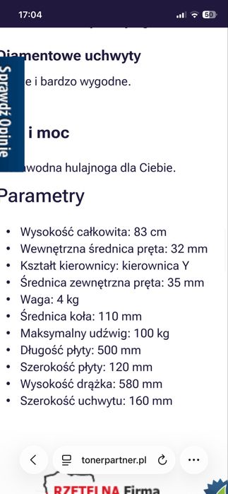 Hulajnoga Wyczynowa NKD Rally V4 Custom