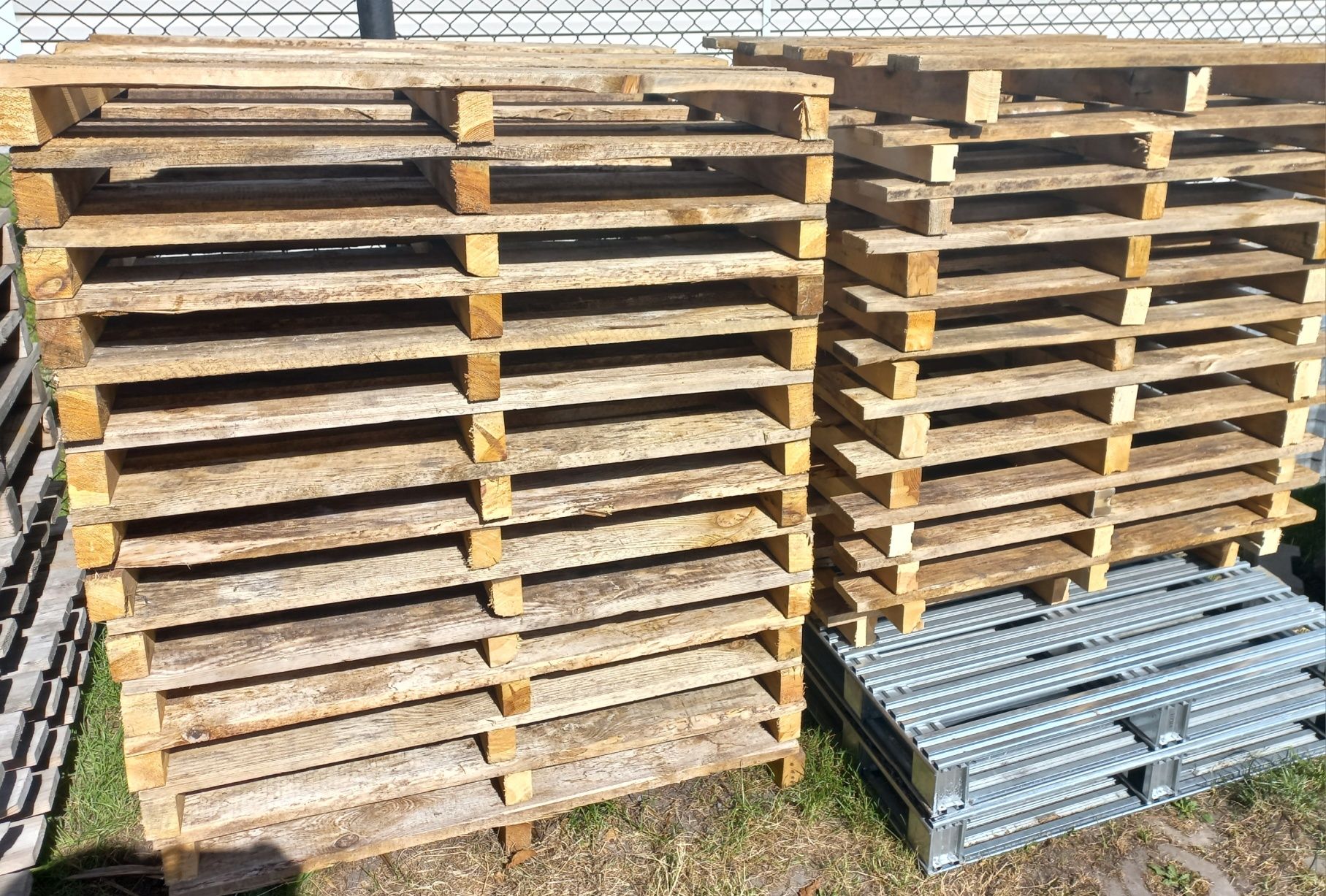 Palety budowlane drewniane transportowe 100x120 po materiałach TANIO